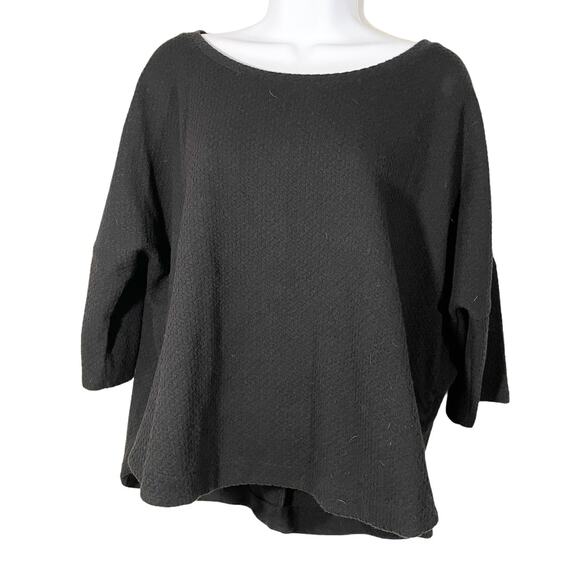 Philosophy Textured Cut Out Back Blouse Medium - Picture 3 of 9